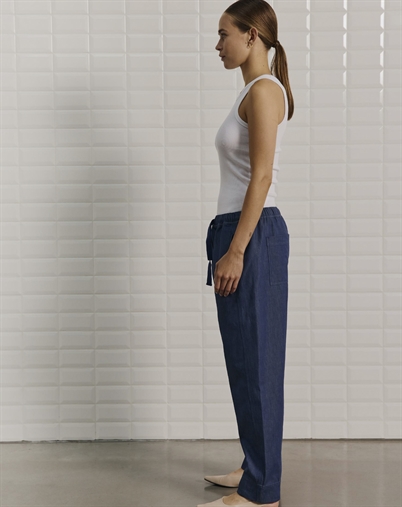 With Black - WBLVictoria String Bukser - Indigo Rise